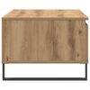 vidaXL Table basse ch&ecirc;ne artisanal 90x50x36,5 cm bois d'ing&eacute;nierie