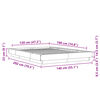vidaXL Cadre de lit sans matelas sonoma gris 120x190 cm