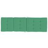 vidaXL Coussins de chaise longue lot de 2 vert tissu oxford