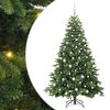 vidaXL Sapin de No&euml;l artificiel avec 300 LED Vert 180 cm PE et PVC