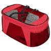 vidaXL Poussette pour chien pliante à 2 niveaux Rouge 83x48x97 cm