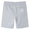 Short pour enfants avec cordon de serrage gris 140