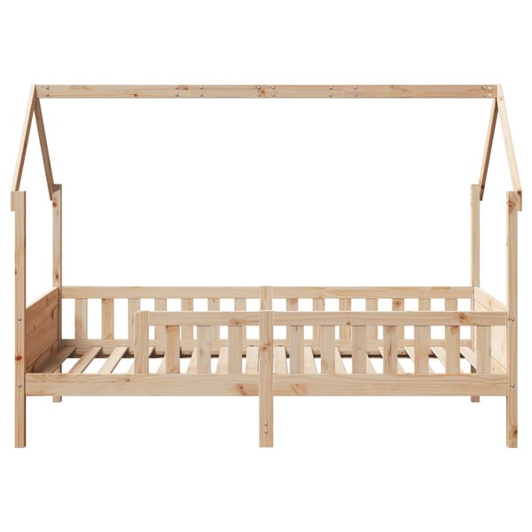 vidaXL Cadre de lit d'enfants forme de maison sans matelas pin