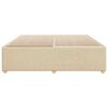 vidaXL Cadre de lit sans matelas cr&egrave;me 180x200 cm tissu