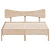 vidaXL Cadre de lit sans matelas 120x190 cm bois de pin massif