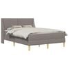 vidaXL Cadre de lit avec matelas 2 pc Housse amovible