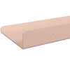 vidaXL &Eacute;tag&egrave;re flottante 3 pcs Rose 40 x 9 x 2,5 cm Acier