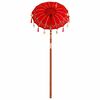 vidaXL Parasol balinais Rouge 95 x 95 x 260 cm