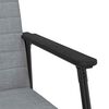 vidaXL fauteuil Gris clair 59 x 75 x 78 cm tissu