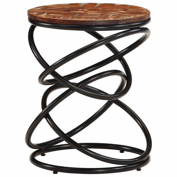 vidaXL Table d'appoint 40x40x52 cm Bois de r&eacute;cup&eacute;ration massif