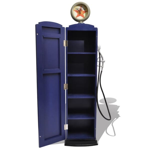 Range CD/DVD pompe &agrave; essence bleue