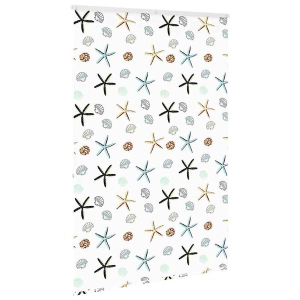 vidaXL Store enrouleur de douche avec cassette largeur du tissu 146 cm