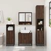 vidaXL Armoire &agrave; miroir de salle de bain ch&ecirc;ne marron bois ing&eacute;nierie