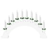 vidaXL Arche de Bougies de No&euml;l avec 10 Bougies LED Blanc