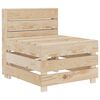 vidaXL Canap&eacute; palette de jardin Bois