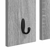 vidaXL Porte-manteau mural avec &eacute;tag&egrave;re Sonoma gris 85 x 10 x 45 cm