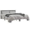 vidaXL Cadre de lit sans matelas sonoma gris 150x200 cm