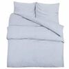 vidaXL Ensemble de housse de couette Gris 135x200 cm Coton