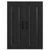 vidaXL Armoire de cuisine avec stockage Kalmar Noir 60 x 31 x 80 cm