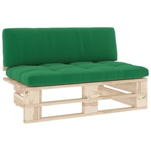 vidaXL Canap&eacute; central palette de jardin bois de pin impr&eacute;gn&eacute;