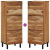vidaXL Haut Armoire Naturel 40 x 33,5 x 110 cm Bois d'Acacia Massif
