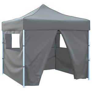vidaXL Tente de f&ecirc;te Anthracite 291 x 291 x 315 cm Tissu Oxford