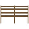 vidaXL Tête de lit Marron miel 141x4x100 cm Bois massif de pin