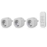 Smartwares Set de mini interrupteurs d'intérieur 8x5,5x5,5 cm Blanc