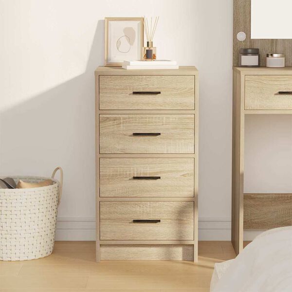 vidaXL Buffet Ch&ecirc;ne sonoma 40 x 41 x 75 cm Bois d'ing&eacute;nierie