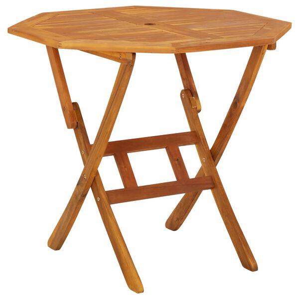 vidaXL Ensemble &agrave; manger de jardin 5 pcs Bois d'acacia solide