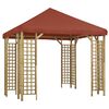 vidaXL Belv&eacute;d&egrave;re 3x3 m Terre cuite