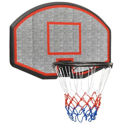Autre accessoires de basketball vidaXL Panneau de basket-ball Noir 71x45x2  cm Polyéthylène