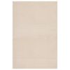 vidaXL Tapis shaggy doux lavable 200x290 cm Antid&eacute;rapant Beige