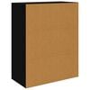vidaXL Buffet noir 60x30x75 cm bois d'ing&eacute;nierie