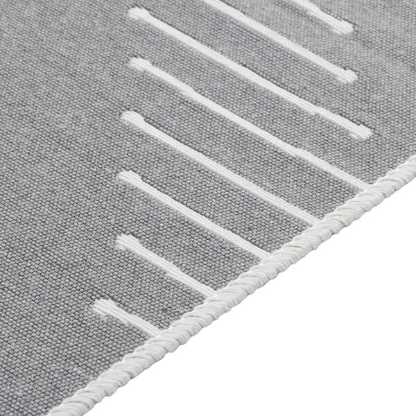 vidaXL Tapis Gris fonc&eacute; 160x230 cm Coton