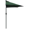 vidaXL Parasol de jardin Vert 294 x 150 x 223 cm Polyester et Acier