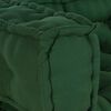 vidaXL Coussin de canap&eacute; sur palette Vert tissu
