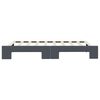 vidaXL Lit de jour avec gigogne sans matelas gris fonc&eacute; 90x190 cm