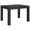 vidaXL Table de jardin anthracite 59x47x40 cm PP