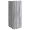 vidaXL Armoire Murale Sonoma gris 33 x 34,5 x 94 cm Bois d'ing&eacute;nierie