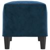 vidaXL Banc Bleu 70x35x41 cm Velours
