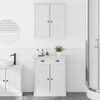 vidaXL Ensemble de mobilier de salle de bain avec &eacute;tag&egrave;re VIGO 2 pcs