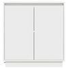 vidaXL Buffet avec étagère Blanc 71 x 34.5 x 75 cm Bois d'ingénierie