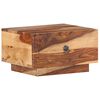 vidaXL Table de chevet 40 x 40 x 25 cm Bois massif