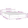 vidaXL Cadre de lit sans matelas gris clair 140x200 cm velours