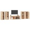 vidaXL Meubles TV 5 pcs Bois massif de pin