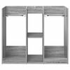 vidaXL Armoire de Golf Uni Gris Sonoma 102 x 45 x 85,5 cm
