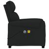 vidaXL Fauteuil électrique de massage Noir Tissu