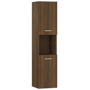 vidaXL Armoire de bain Ch&ecirc;ne marron 30x30x130 cm Bois d'ing&eacute;nierie