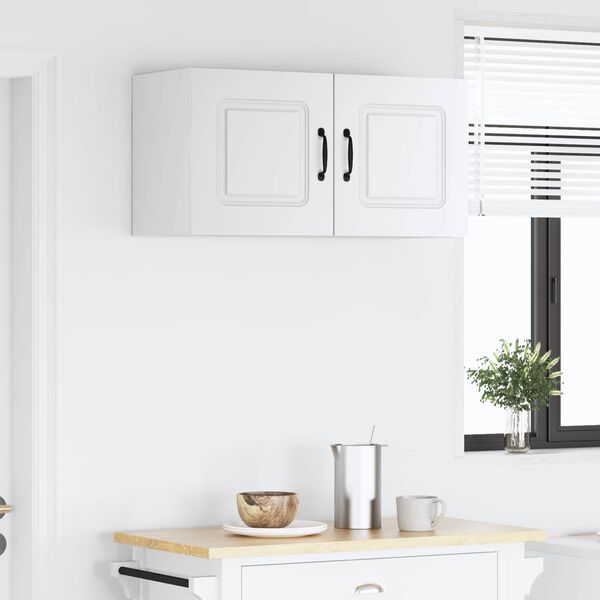 vidaXL Armoire de cuisine avec stockage Kalmar Blanc 80 x 31 x 40 cm